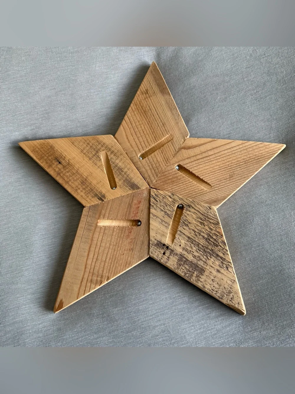 Wooden Rustic Star Decor