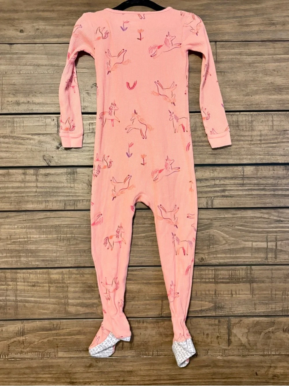 Carter’s Girls Pajama Bundle 3T Zip Sleeper Footie Unicorn + Zip‎ Romper No Feet