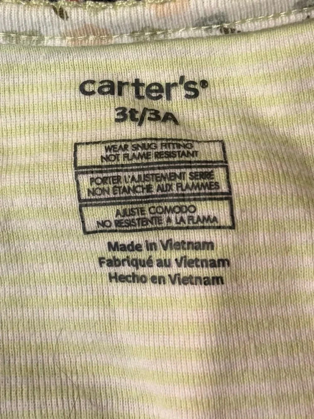 Carter’s Girls Pajama Bundle 3T Zip Sleeper Footie Unicorn + Zip‎ Romper No Feet