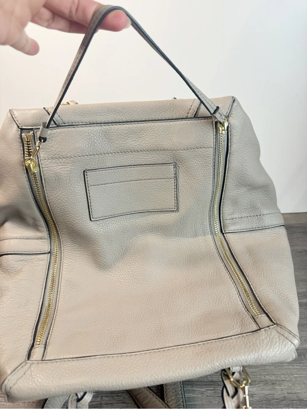 Tory Burch leather burch hardware