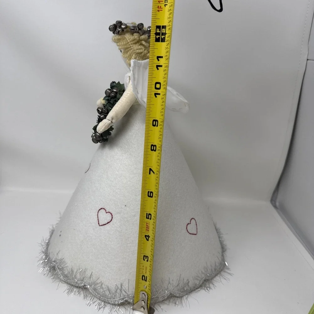 Pottery Barn Kids Holiday Angel Tree Topper With Bells, Hearts, Wreath Christmas