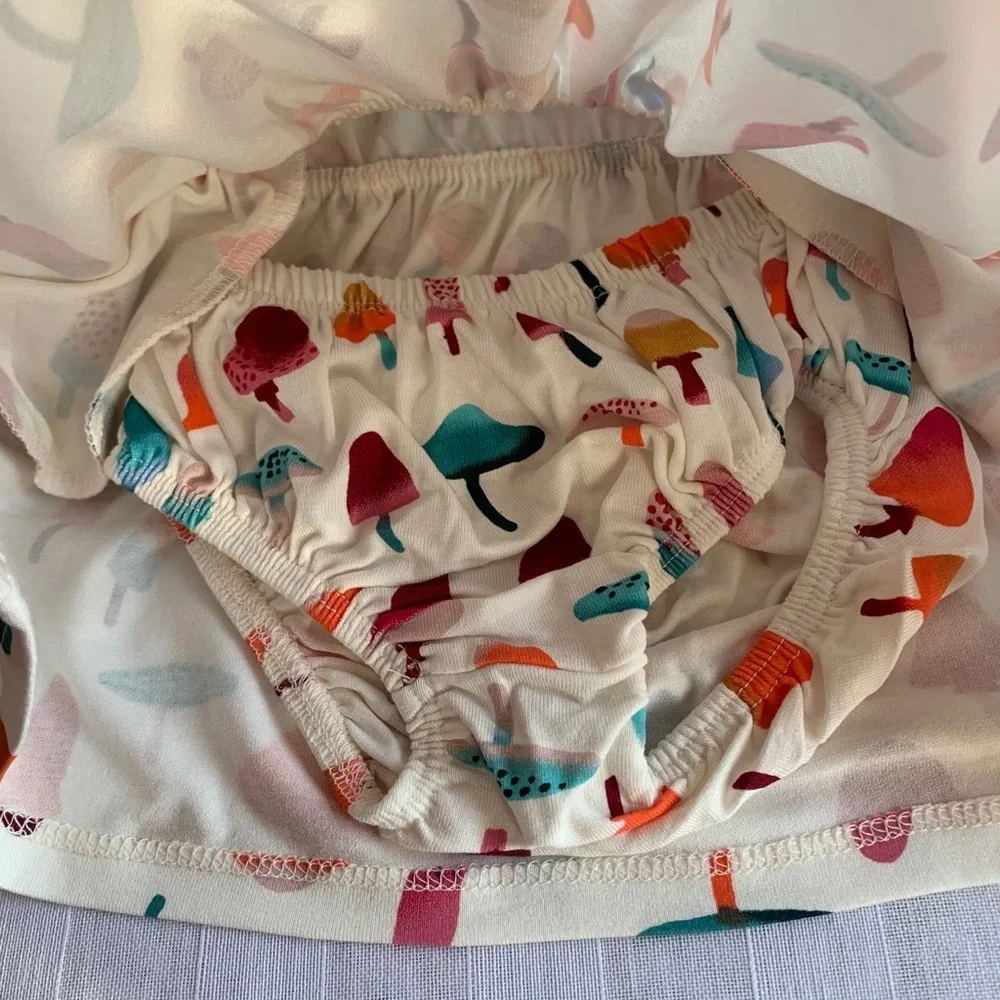 Gymboree Mushroom Woodland Baby Dress & Bloomers!‎