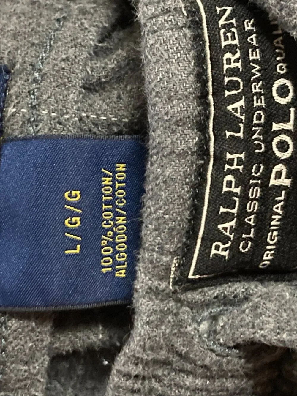 Polo Ralph Lauren Casual men's bottoms grey sze Large