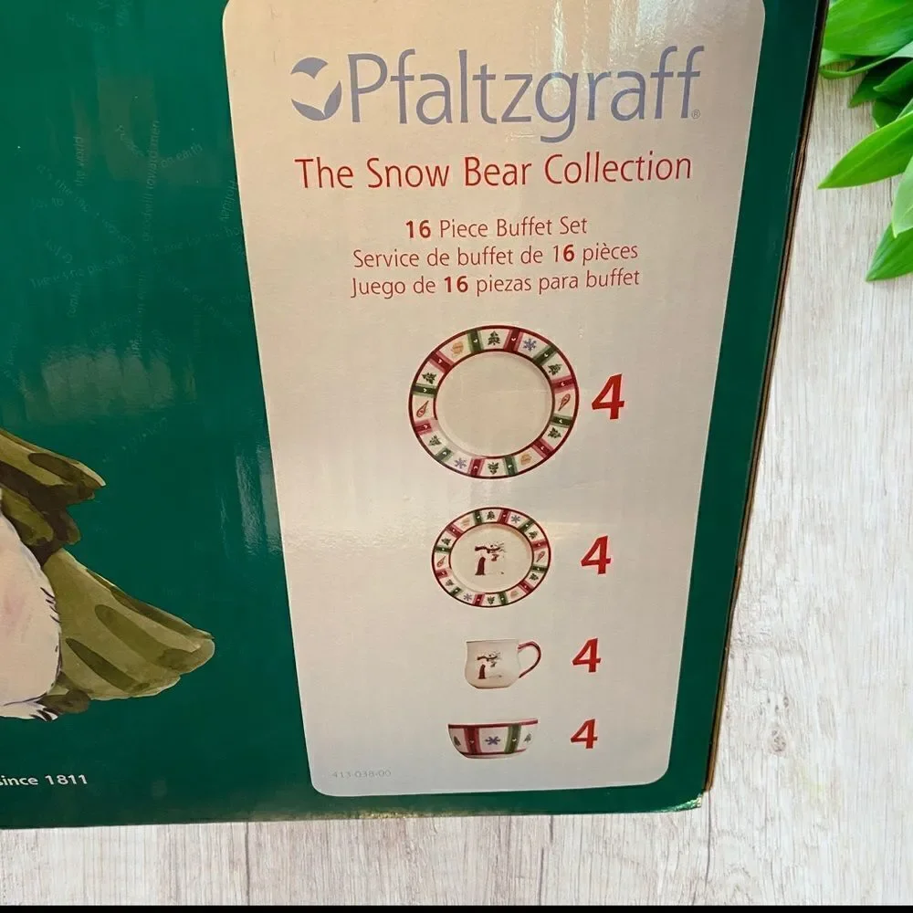 PFALTZGRAFF Snow Bear Soup Cereal Bowl NEW TWO