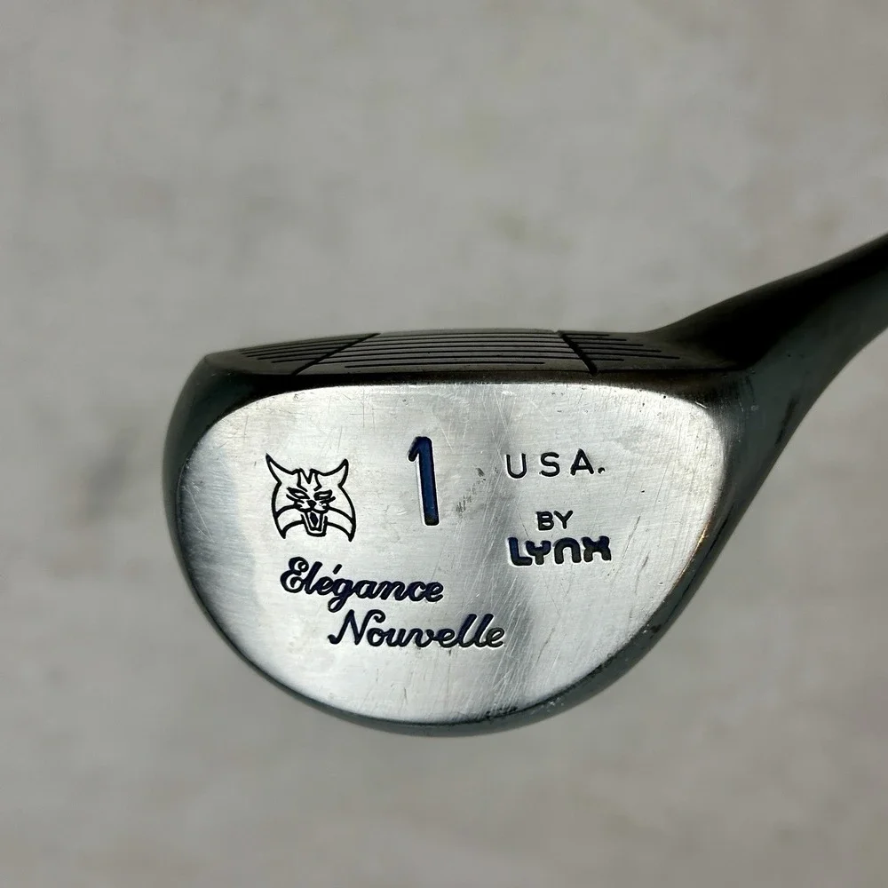 2 VTG Lynx Elegance Nouvelle Golf Clubs #1 Driver #3 Fairway Wood Rare Made USA