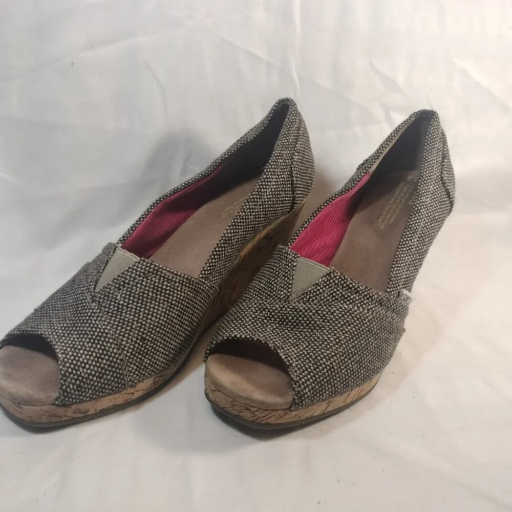 Toms‎ Wedge Cork Espadrilles (Stella)