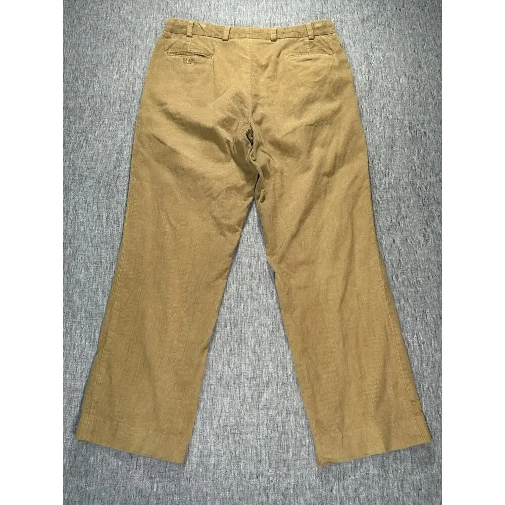 Bills Khakis M2 Corduroy Pants Mens 38x32 Relaxed Fit Tan Made in USA