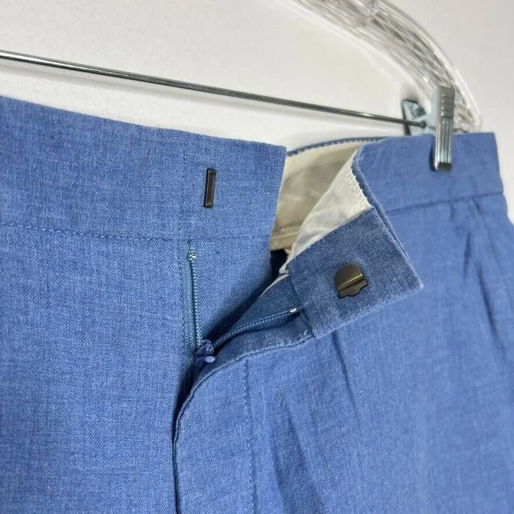 J Crew Men's Tapered Pants Blue Size 36 x 32 Cotton