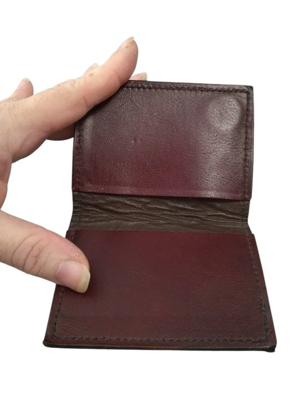 Beartooth Harley Davidson Billings, MT Credit Card Holder Leather Logo Folding