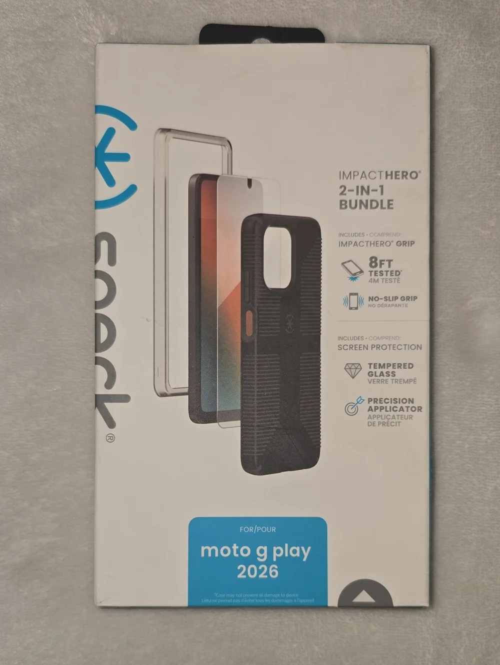 Motorola Moto G Play 2026 tempered glass protector, scratch-resistant Phone case