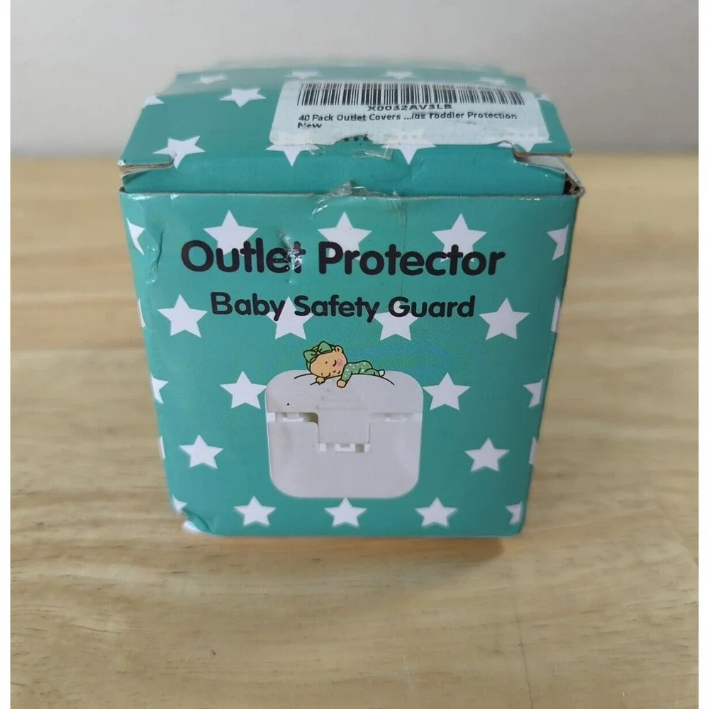 40Pcs‎ Outlet Plug Protector Covers Child Baby Proof Electric Shock Guard