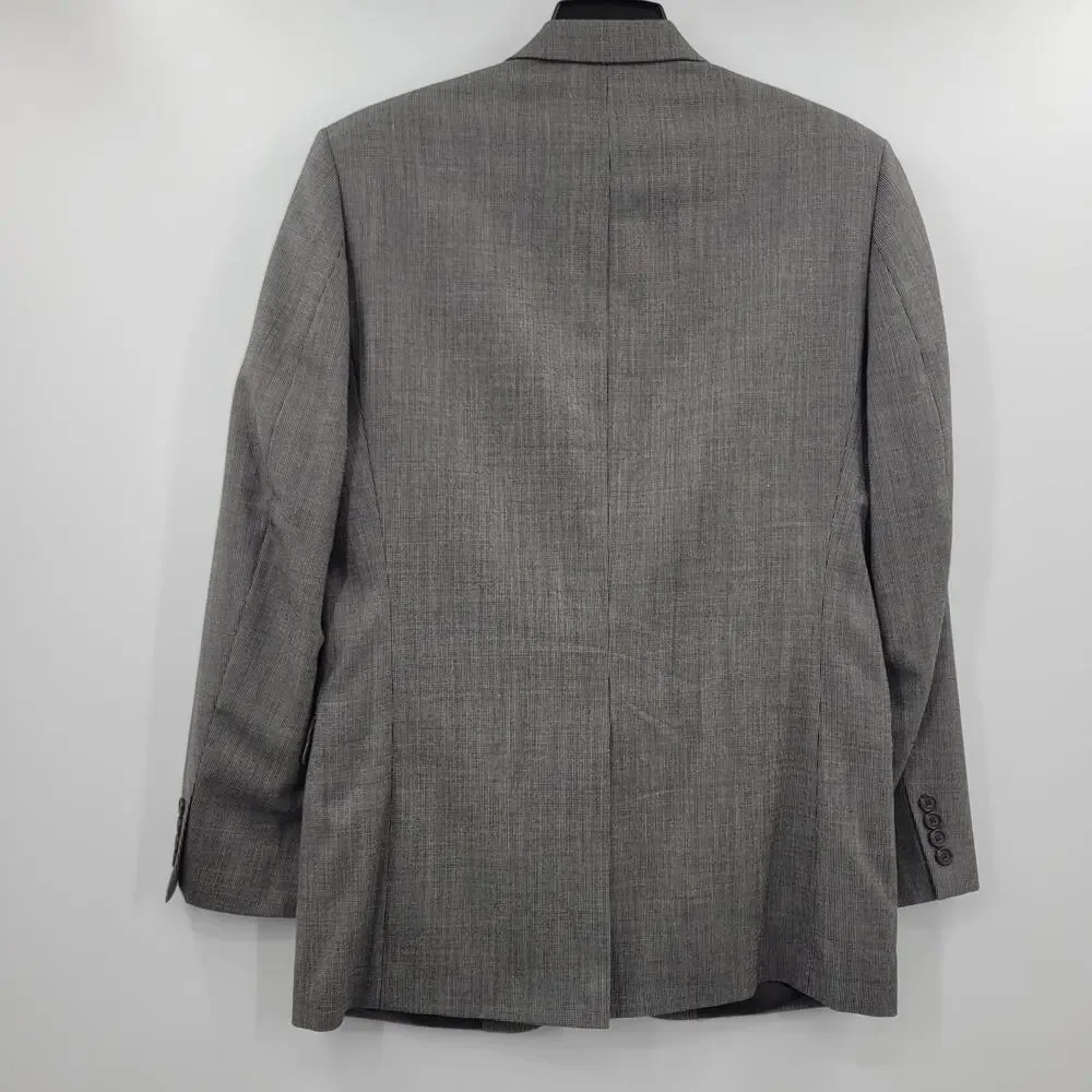 Lauren Ralph Lauren 100% wool gray sports jacket blazer suit size 40L