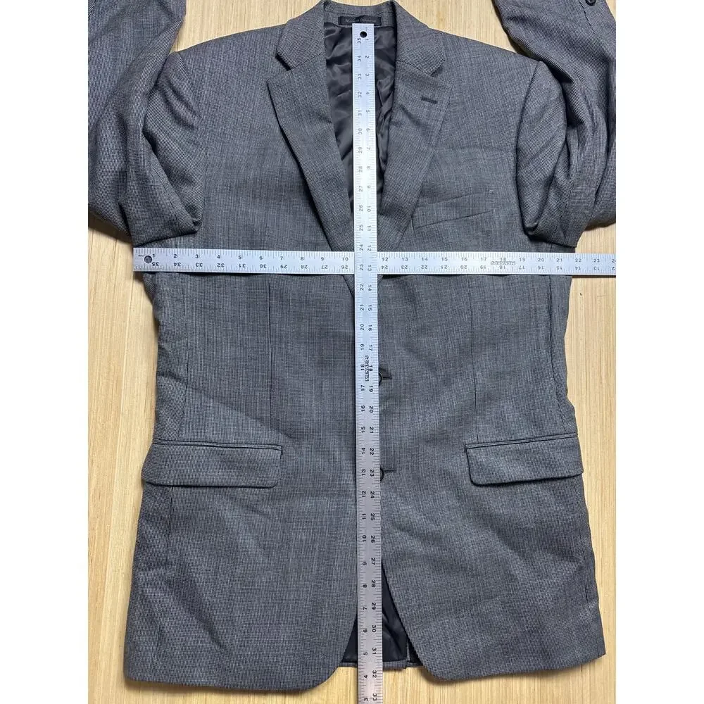 Lauren Ralph Lauren 100% wool gray sports jacket blazer suit size 40L