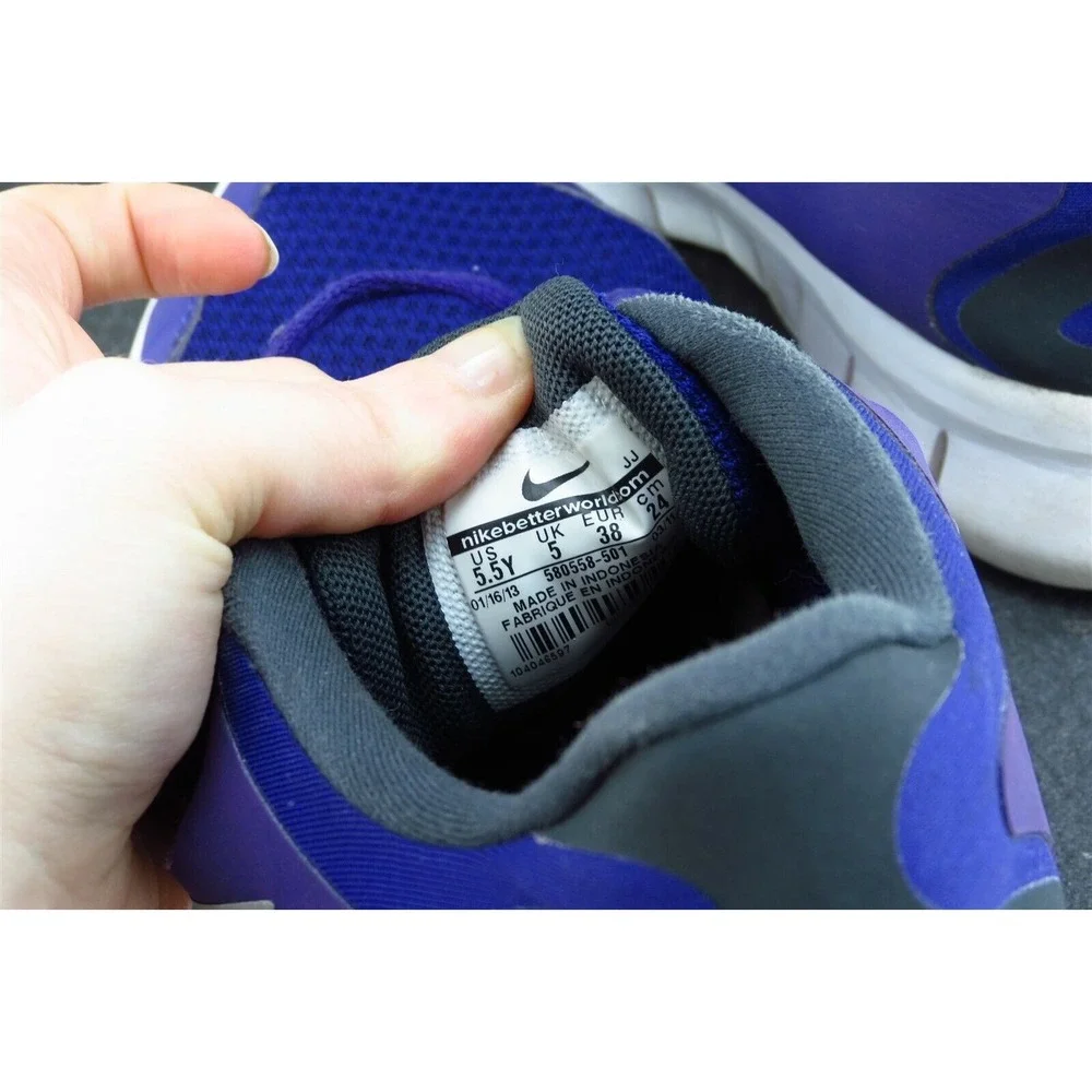 Nike Youth Girls Shoes Size 5.5‎ M Purple Running Mesh