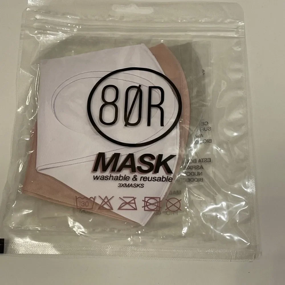 8 OTHER REASONS Facemask Trio in Grey, Lilac & Mauve - New in Package