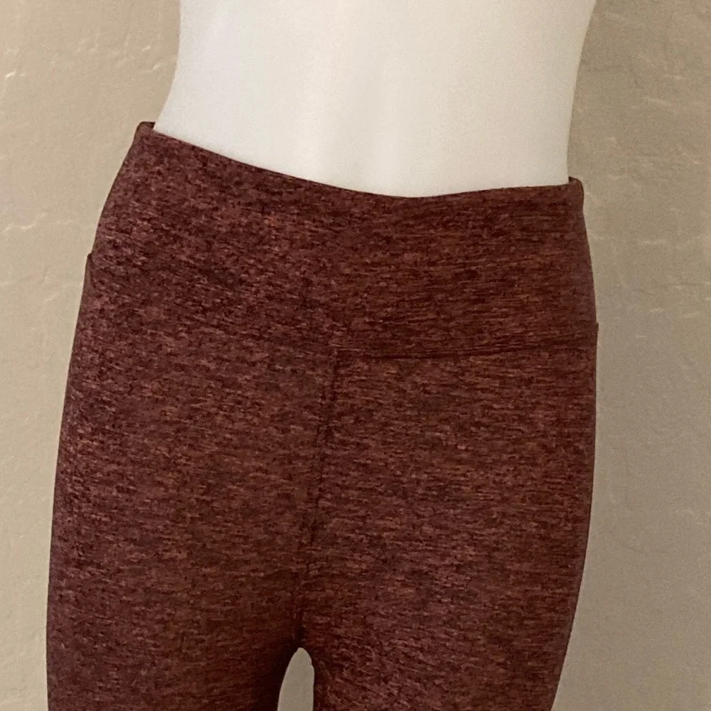 Free People Movement Space Dye Berry Halo Cutout Yoga Leggings XS
