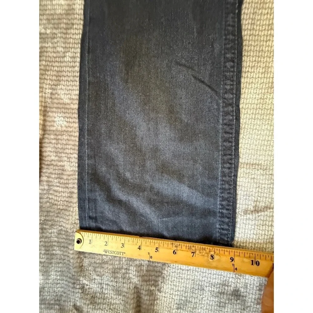 True Religion Ricky Straight Leg‎ Mens Jeans Dark Indigo Blue Denim 34x33 Inseam
