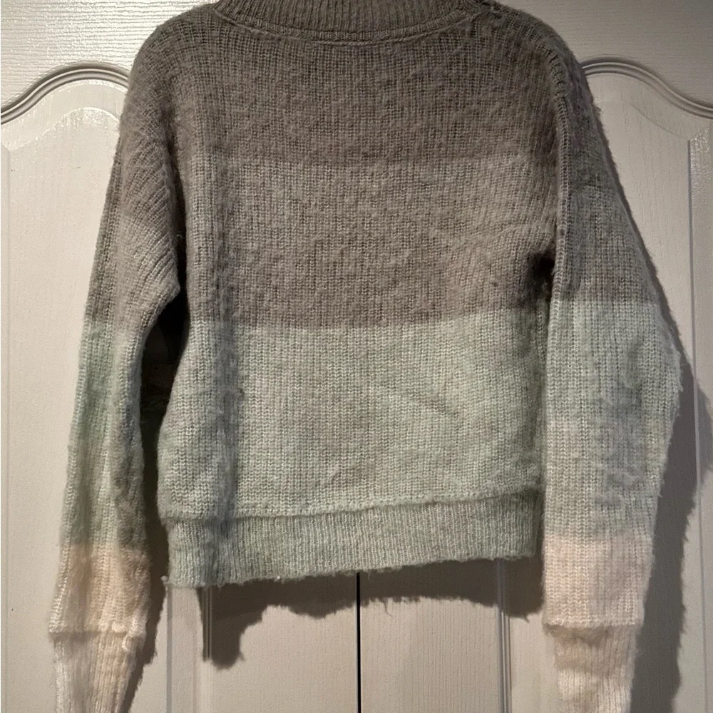 Free People Autumn Sky Pullover in Cloud Color Combo NWT - Size XS