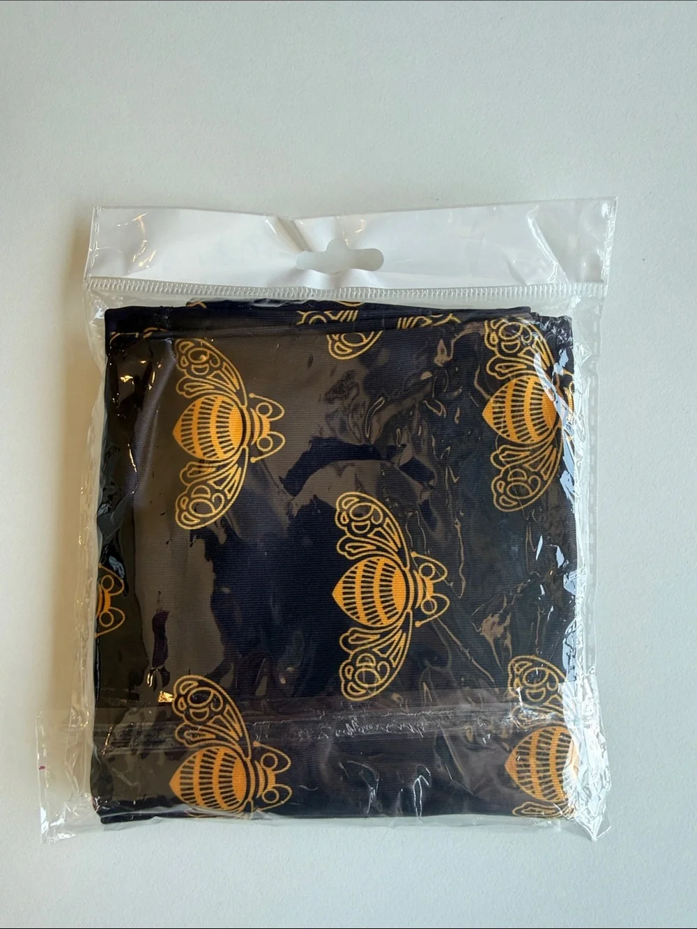 Patron Tequila / Bee Black Neck Gaiter, New, 10” x 17 & 1/2”