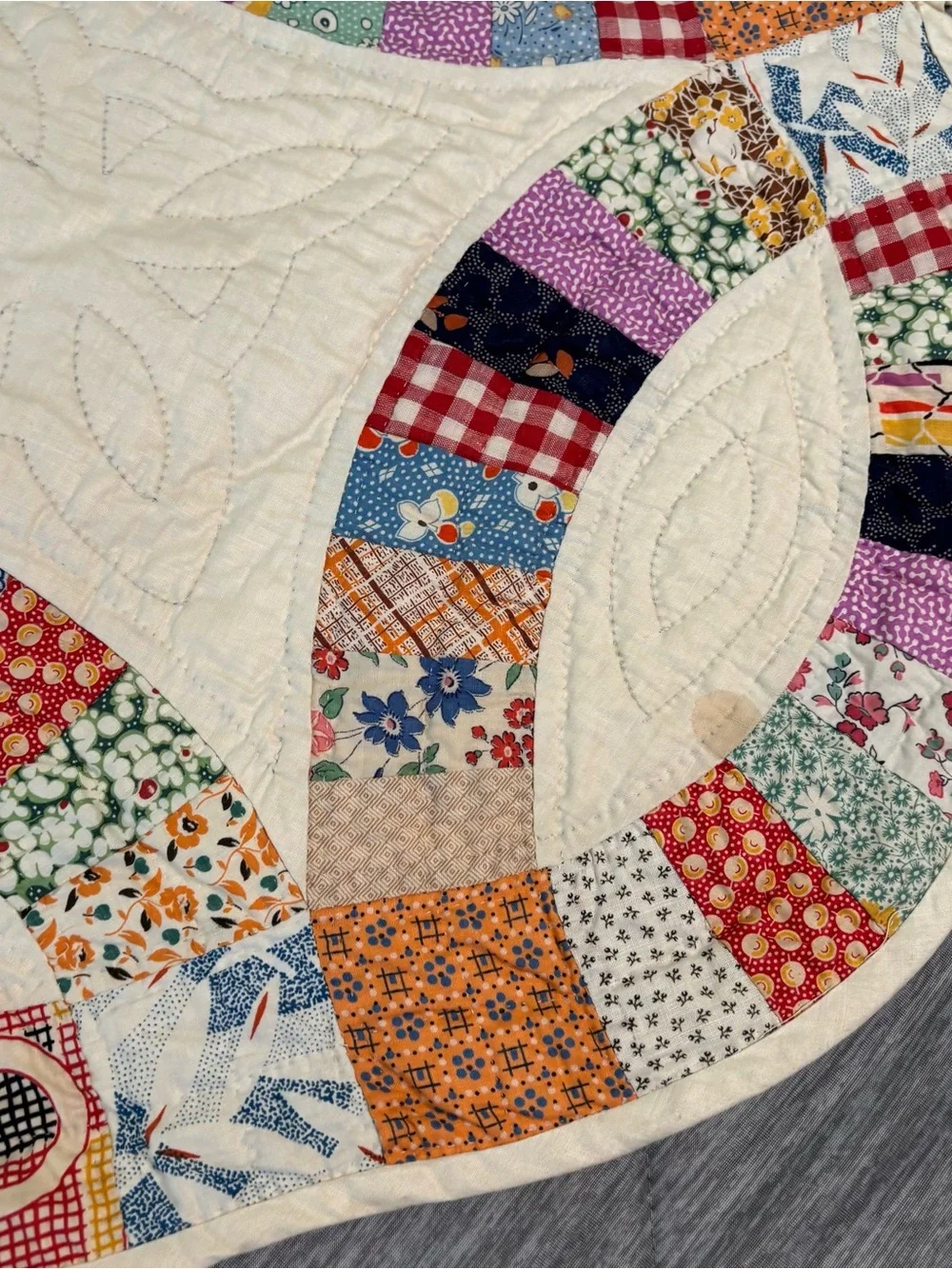 Handmade 1930s stains very