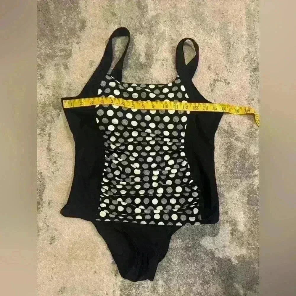 Women’s Polka Dot Tummy Coverage One Piece