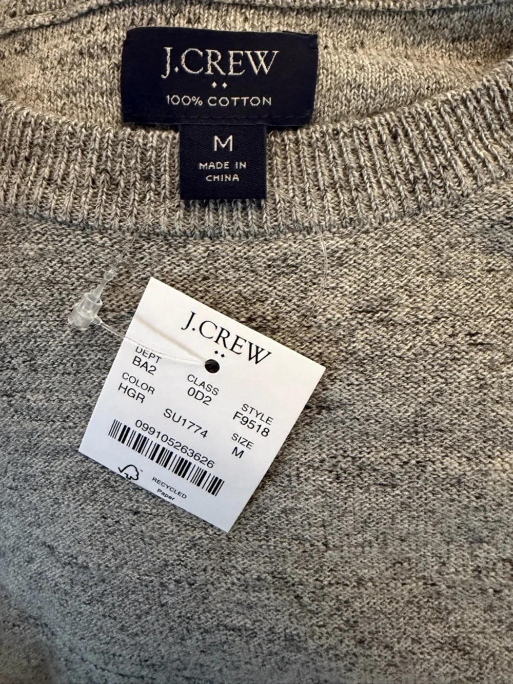 J. Crew soft cotton
