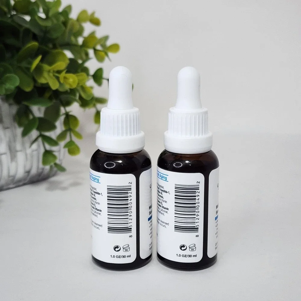 Skin Nutrition Botanicals Multi-Peptide Anti-Aging Serum 1 fl oz/30mL - Lot of 2