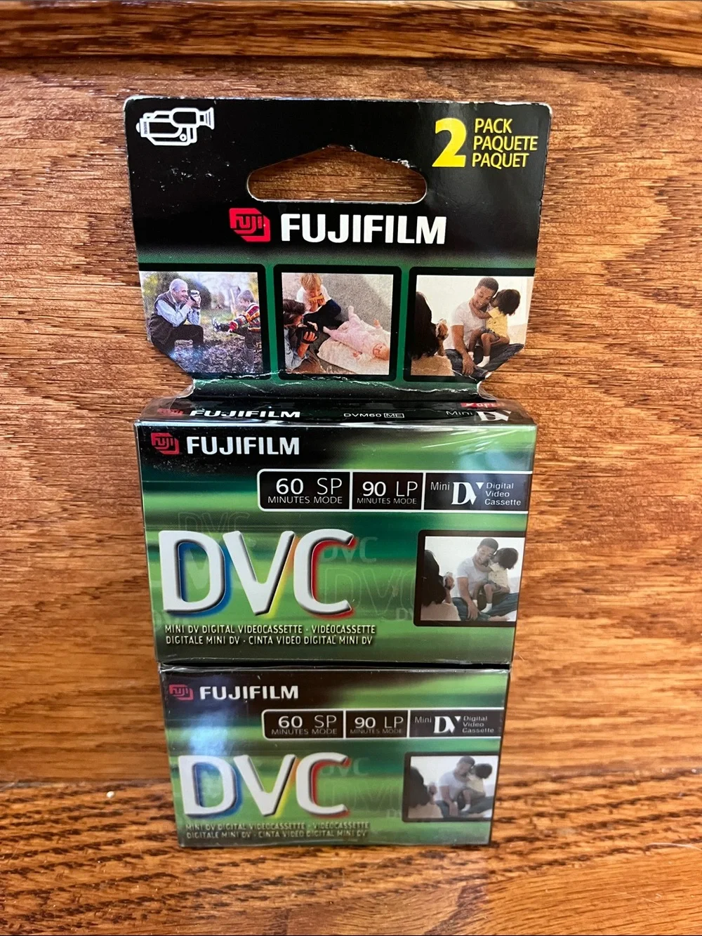 2 Fujifilm DVC 60 Min 90 Min LP Mini DV Digital Video Camcorder Cassette New NIP