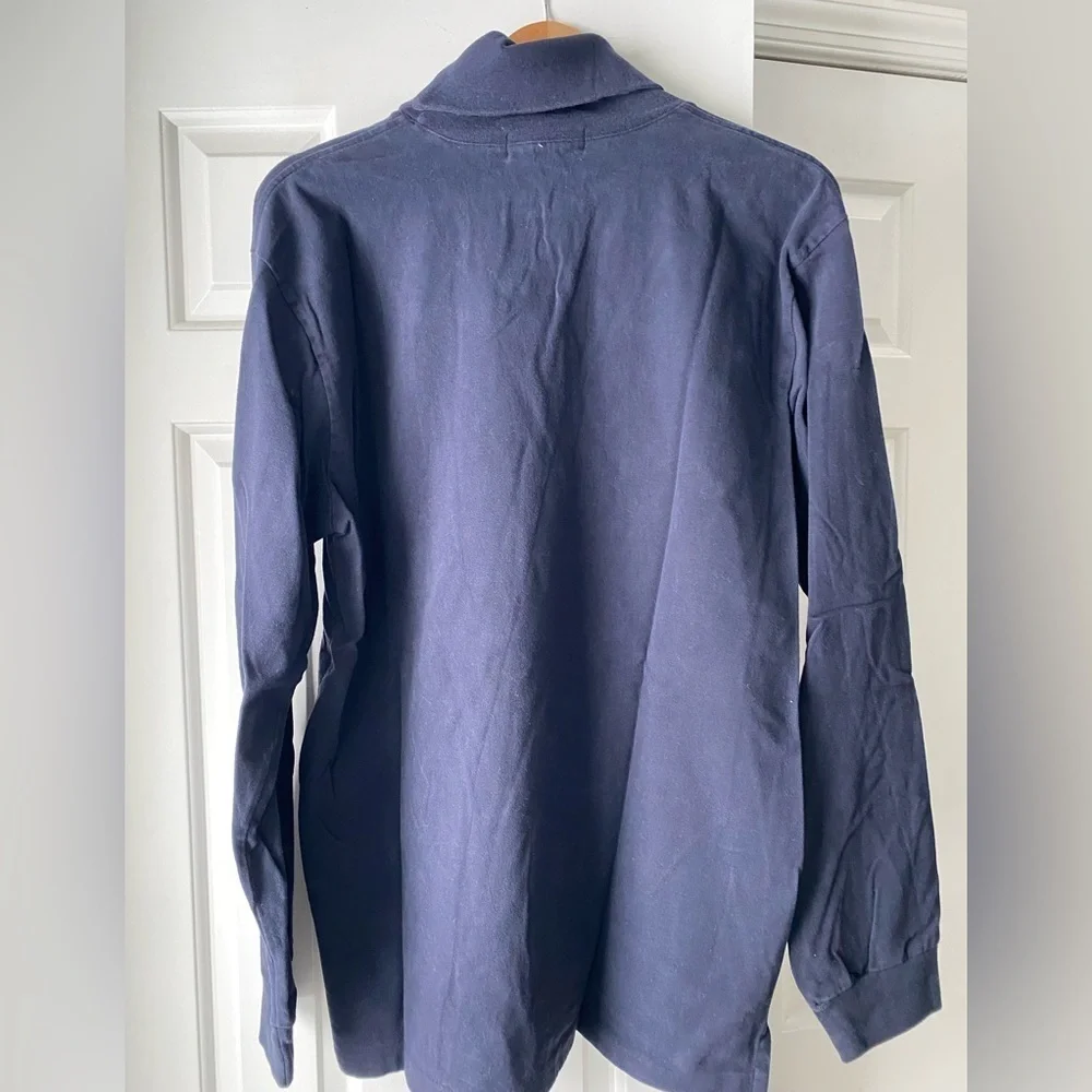 ‘90s Style Polo men’s turtleneck. Size Large. Navy blue.