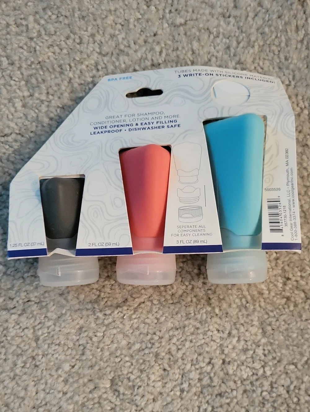 gogear travel tubes