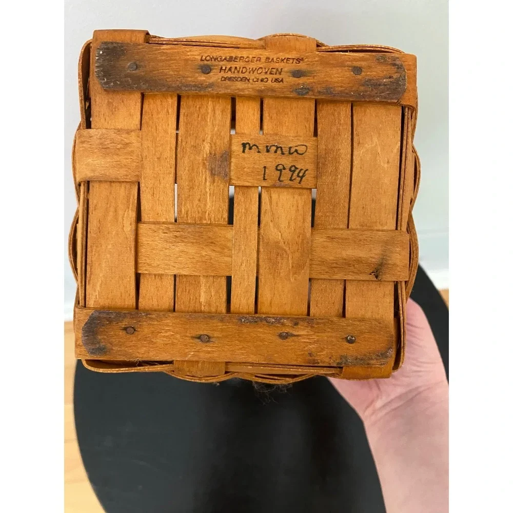 Longaberger handwoven basket