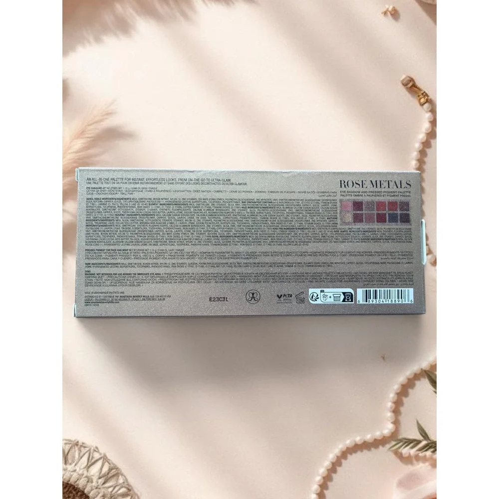 Anastasia‎ Beverly Hills - Rose Metals Eye Shadow Palette 12 Pan - *BRAND NEW!*