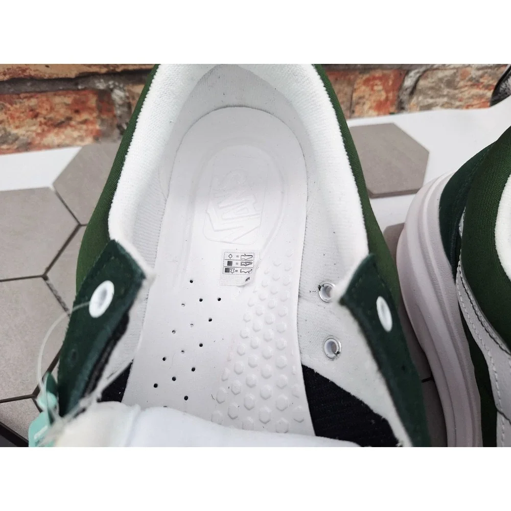 Vans OTW Old Skool Over CC Green White Skate Shoes VN0A7Q5EDGY Men Sz‎ 10 Chunky