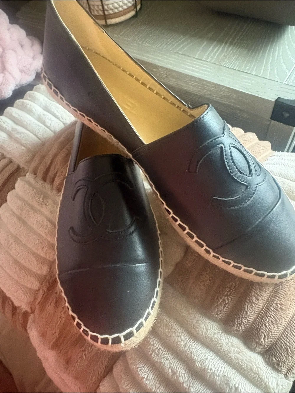 Fashion Black Espadrille Flats