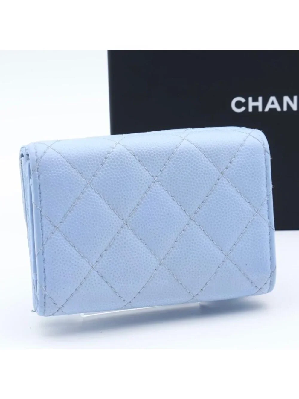Chanel Timeless Classic Trifold Wallet Caviar Leather