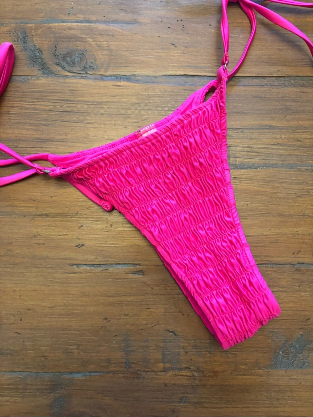 Frankie’s bikinis candy pink divine skimpy bikini bottoms