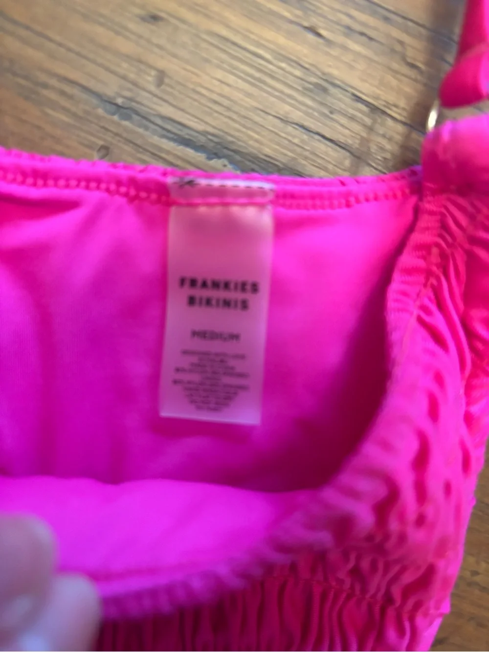 Frankie’s bikinis candy pink divine skimpy bikini bottoms