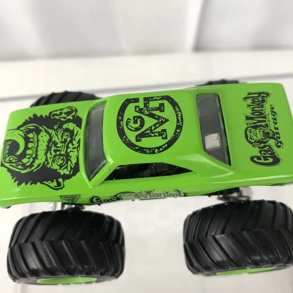 Monster Jam Gas Monkey Garage Green Loose Truck HTF 1/64 Diecast
