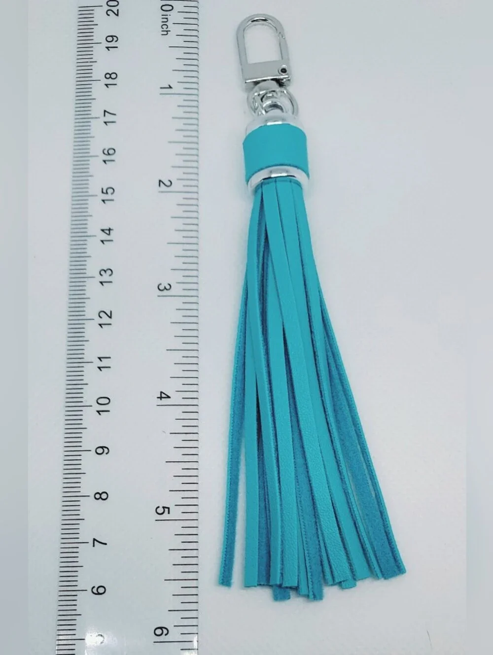 Turquoise 5.5 Inch Tassel Keychain/Bag Charm- NWT