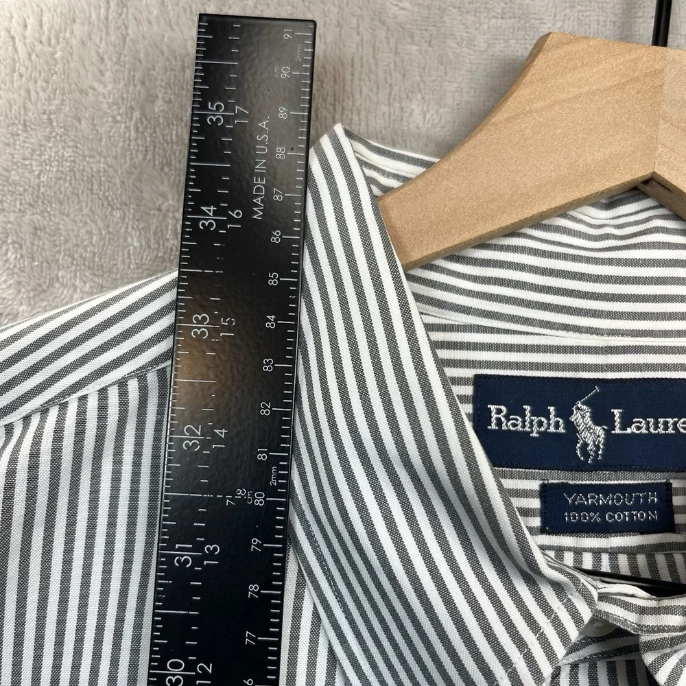 Polo Ralph Lauren Yarmouth Striped VTG Button Down Shirt 17.5-34