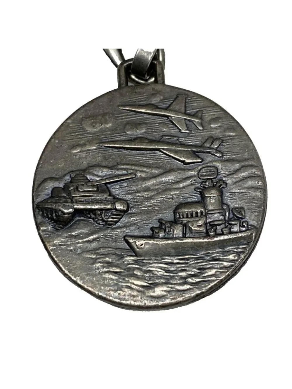 Keychain Military Medal Tank Planes Warship Ministerio De Defensa Spain