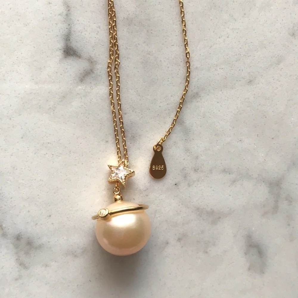 Custom Made 11.5mm Genuine Pearl Necklace
