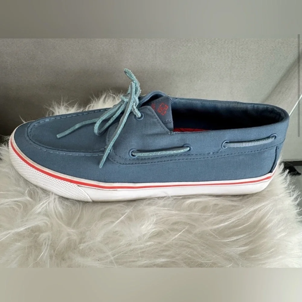 Men's SeaCycled Bahama Il Sneaker by Sperry Size 10.5 Canvas Boat Shoe