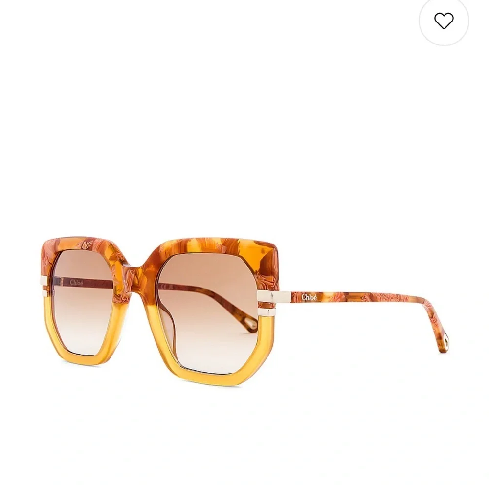 LIKE NEW $500 MSRP CHLOE West Butterfly Sunglasses in Brown