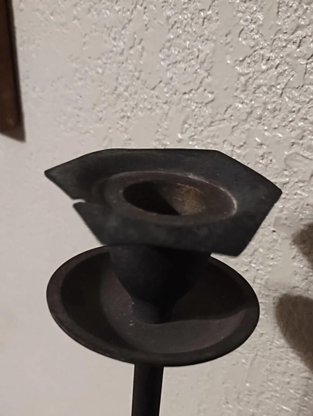 Decorative Moon Candle Holder in Bronze -