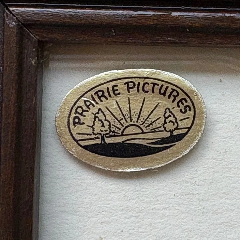 Prairie Pictures pair vintage