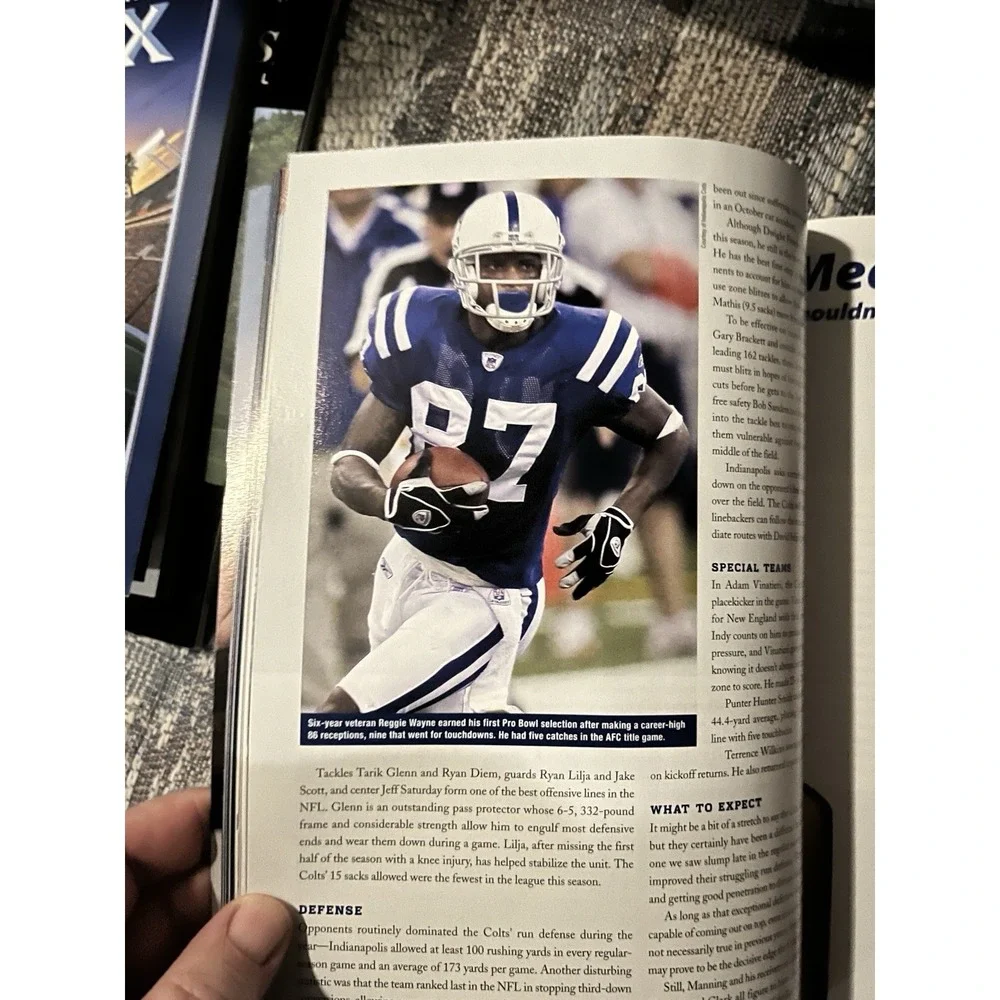 Super Bowl XLI Program Book Chicago Bears Indianapolis Colts 2007 AFC vs NFC NFL