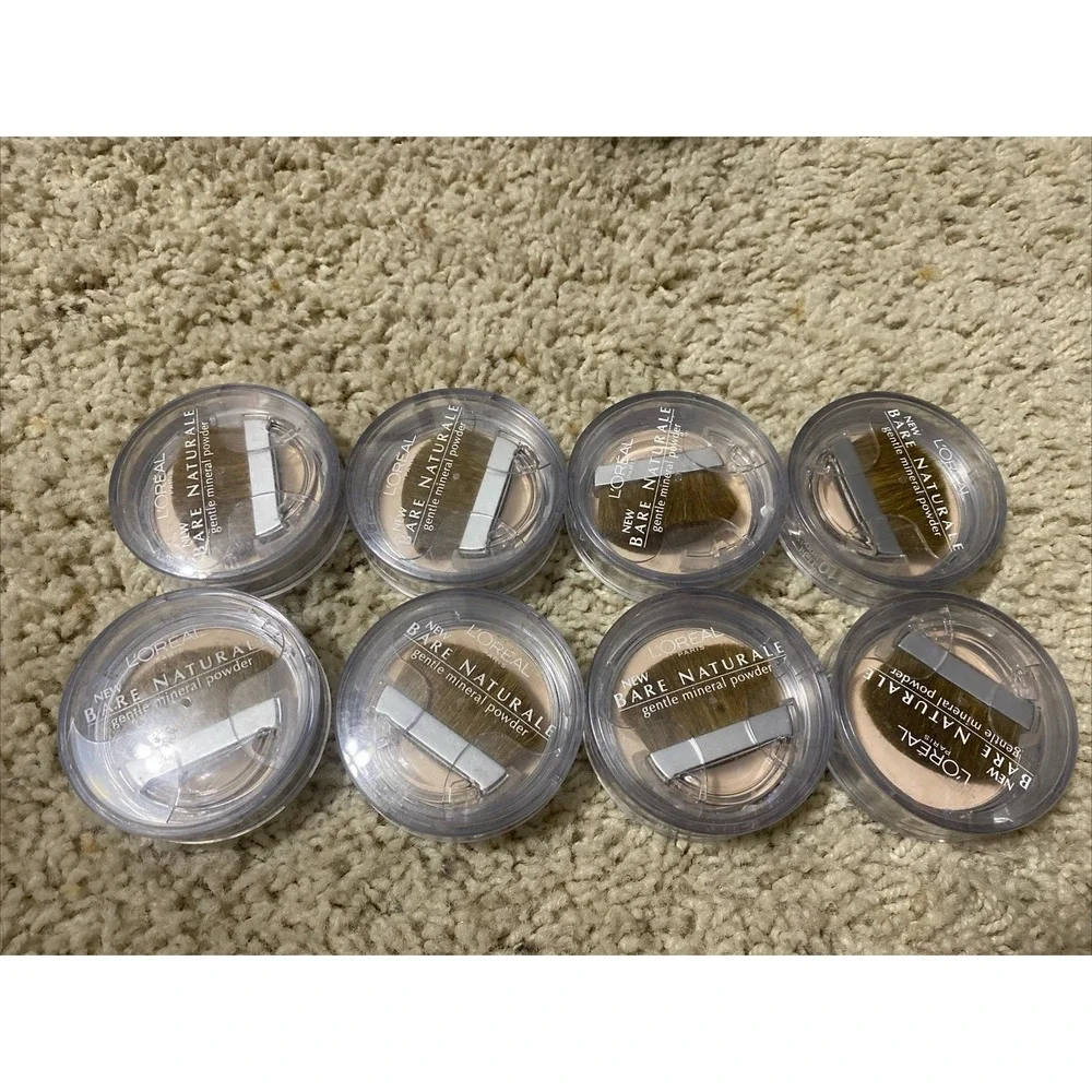 Loreal Paris Bare Naturale Gentle Mineral Powder ~410 Light Ivory Lot Of 8