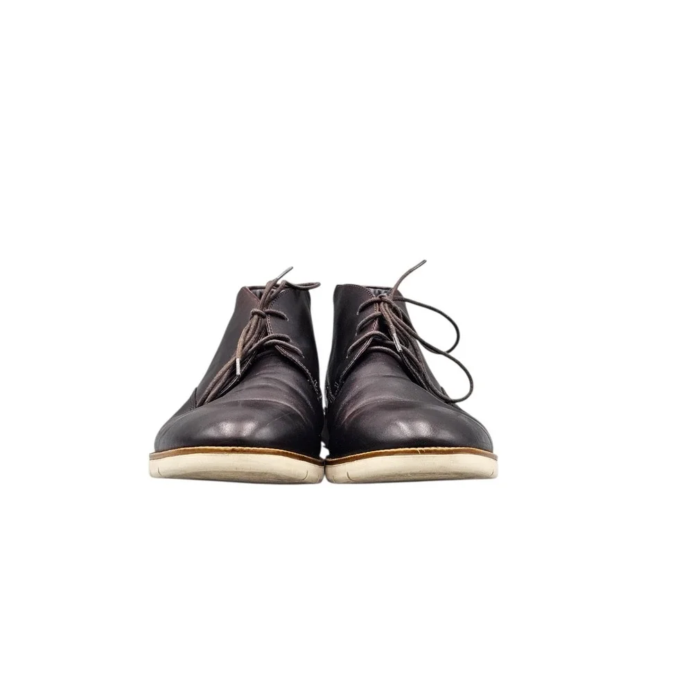 Josef Seibel Men's Size 46/ 12 US EUC Tyler Brown Leather Lace‎ Up Chukka Boots