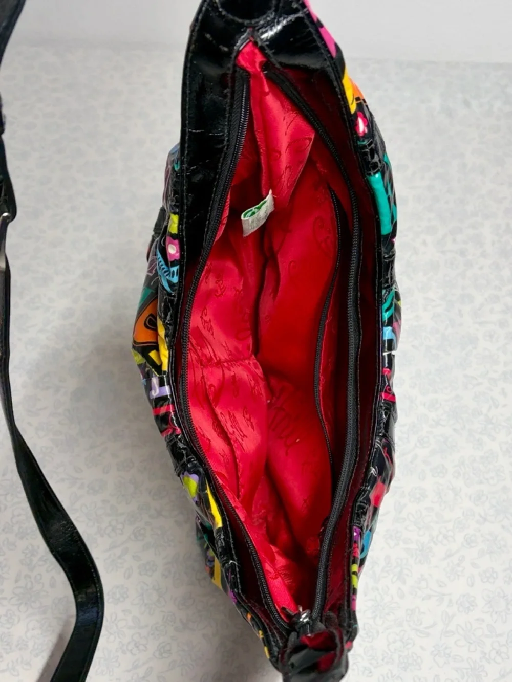 Vera Bradley A-Z Vinyl Hobo Shoulder Bag From A to Z Alphabet